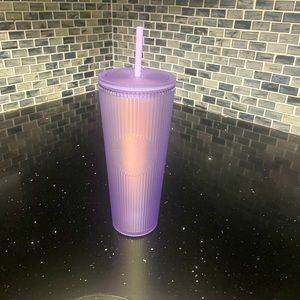 Starbucks, Fall 2023 Purple Pleated Venti Cup Brand New